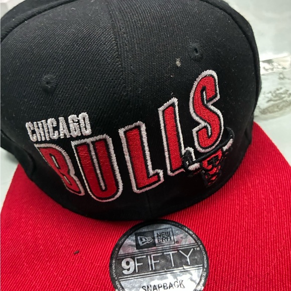 Unisex Adult New Era NBA Chicago Bulls Snapback Hat Pre Owned OSFM - Picture 2 of 12